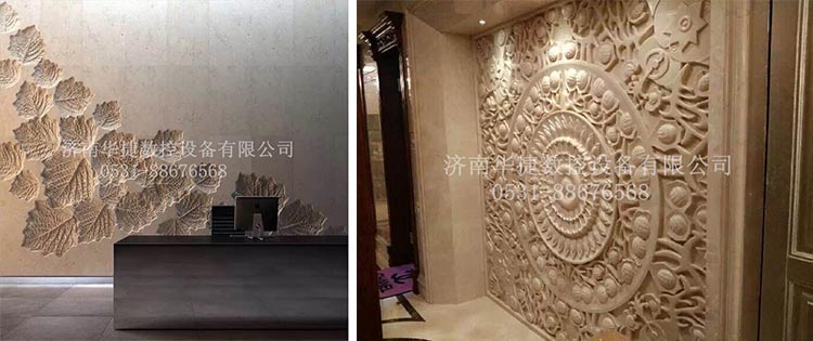 石材雕刻机雕刻背景墙
